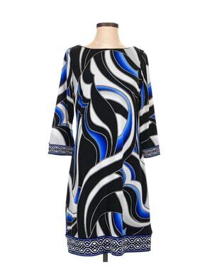 White House Black Market Women's Geo Print Shift Dress - Size S - Like New